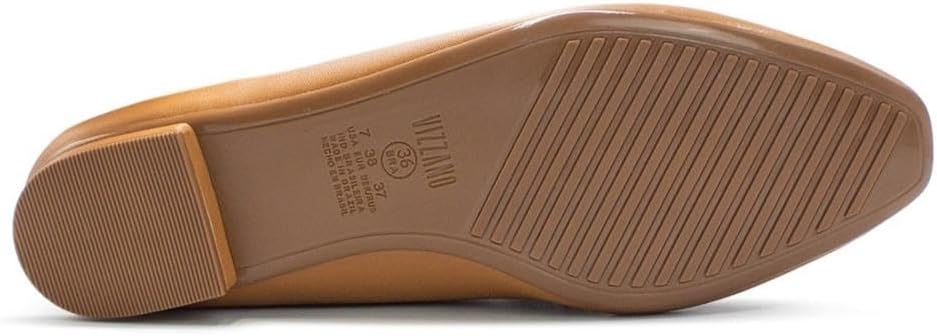Mocassim Vizzano Feminino Pelica Camel