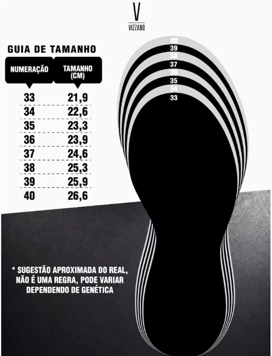 Tênis Vizzano Feminino Casual Slip-on